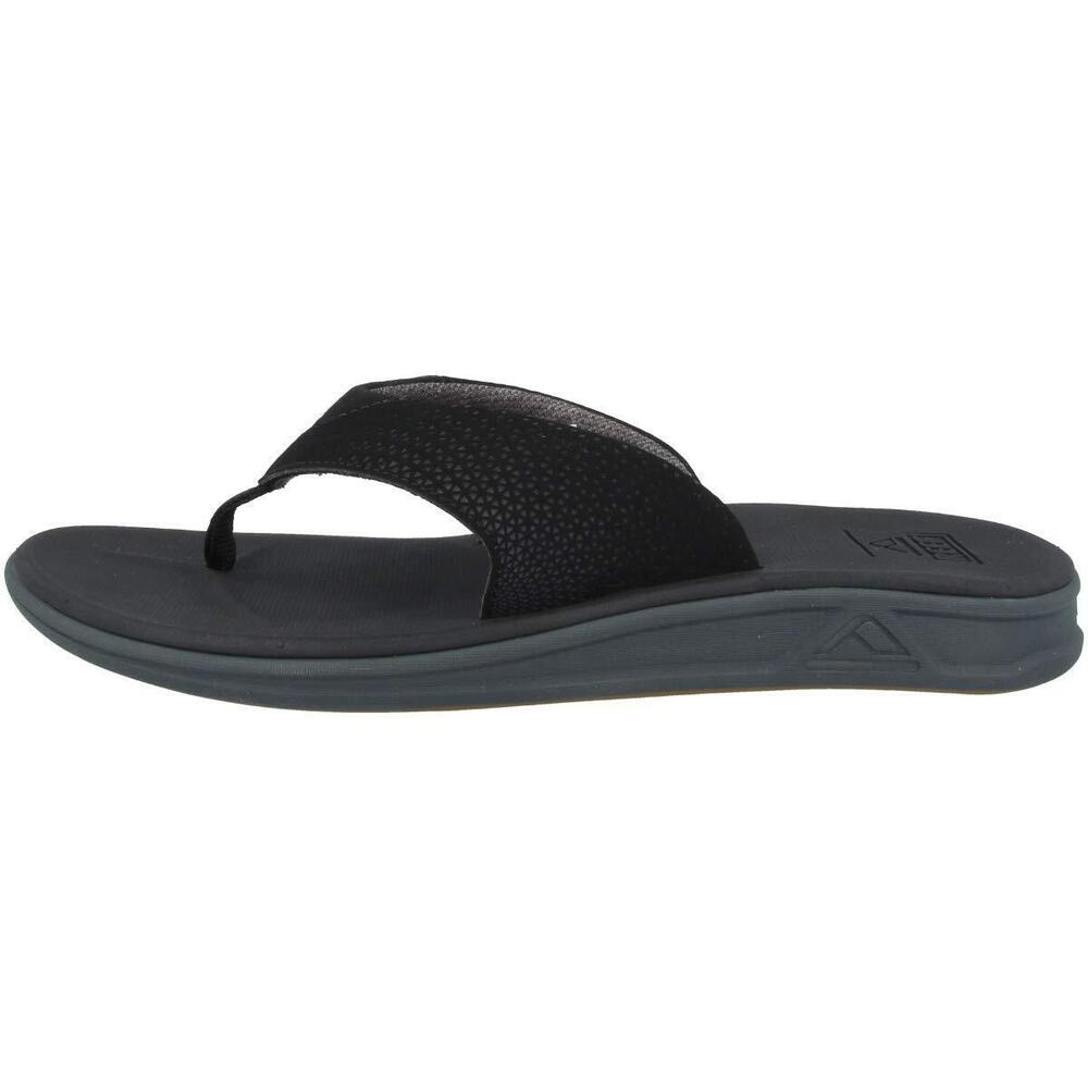 REEF MENS REEF ROVER FLIP FLOP, BLACK, 12 US